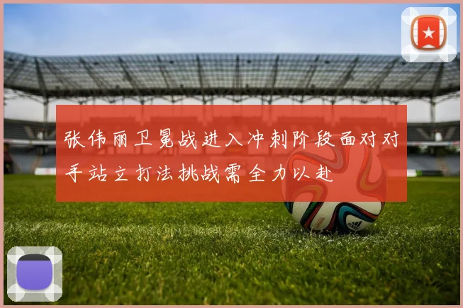 张伟丽卫冕战进入冲刺阶段面对对手站立打法挑战需全力以赴
